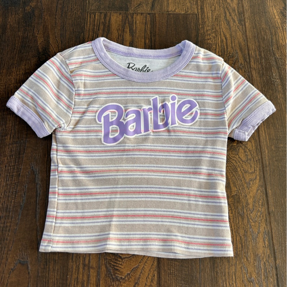 Barbie Striped Shirt with Purple Accents